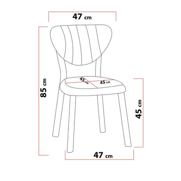 Krylor ruokailuryhmä pöytä 110 cm + 4 tuolia - Antrasiitti/Musta - Huonekalut - Pöytä & ruokailuryhmä - Ruokailuryhmä