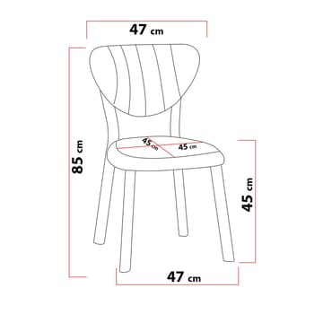 Krylor ruokailuryhmä pöytä 70 cm + 2 tuolia - Marineinsininen musta - Huonekalut - Pöytä & ruokailuryhmä - Ruokailuryhmä