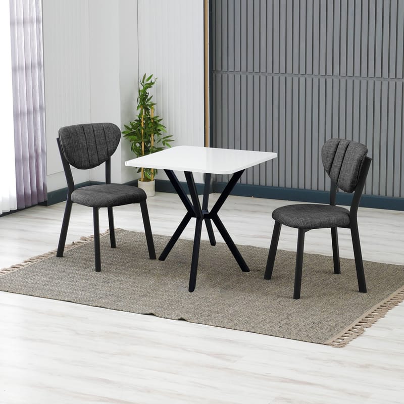 Krylor ruokailuryhmä pöytä 70 cm + 2 tuolia - Huonekalut - Pöytä & ruokailuryhmä - Ruokailuryhmä