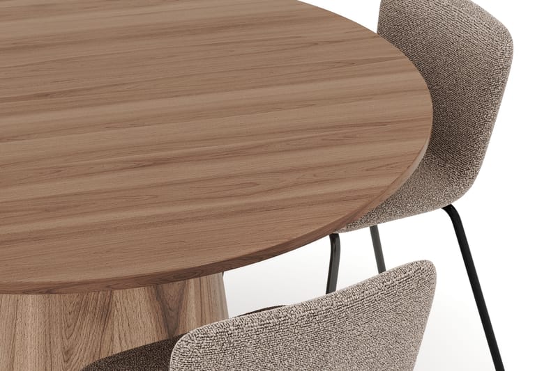 Lanzo Ruokapöytä 120 cm ja 4 Katy Ruokatuolia - Huonekalut - Pöytä & ruokailuryhmä - Ruokailuryhmä