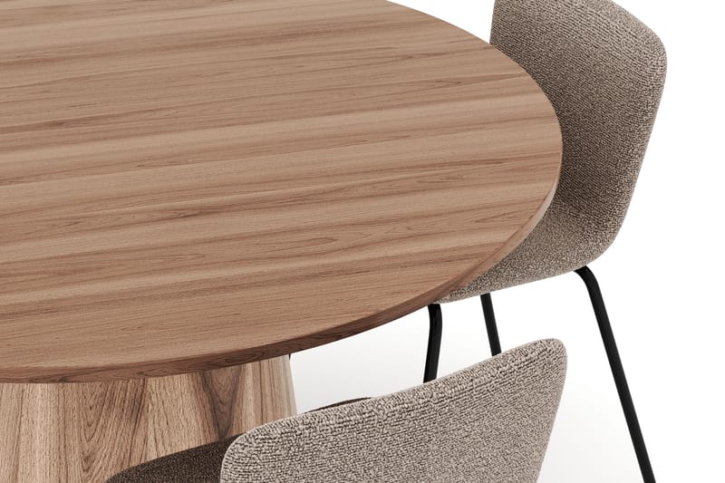 Lanzo Ruokapöytä 120 cm ja 4 Katy Ruokatuolia - Huonekalut - Pöytä & ruokailuryhmä - Ruokailuryhmä