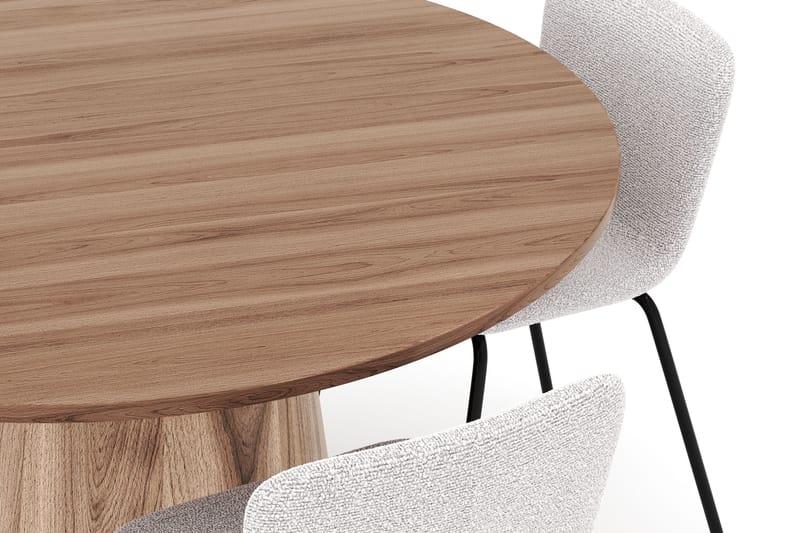 Lanzo Ruokapöytä 120 cm ja 4 Katy Ruokatuolia - Huonekalut - Pöytä & ruokailuryhmä - Ruokailuryhmä