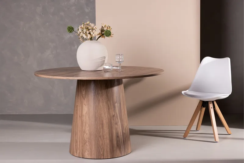 Lanzo Ruokapöytä 120 cm Pyöreä - Luonnonväri - Huonekalut - Pöytä & ruokailuryhmä - Ruokapöydät & keittiön pöydät