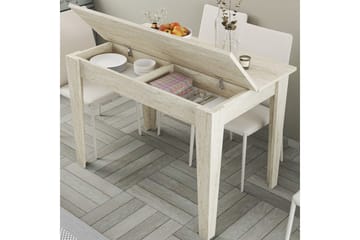 Levents Ruokapöytä 110 cm Suorakulmainen - Beige - Huonekalut - Pöytä & ruokailuryhmä - Ruokapöydät & keittiön pöydät