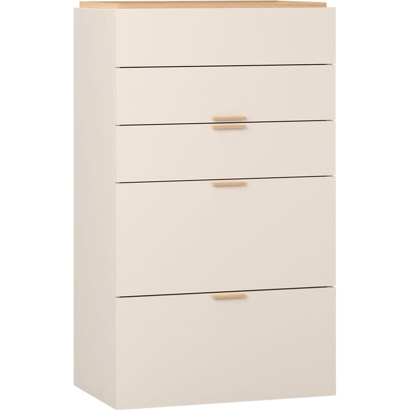 Lipasto, jossa laatikot 4 You Fresh - Tammi - Huonekalut - Pöytä & ruokailuryhmä - Meikki- & kampauspöydät