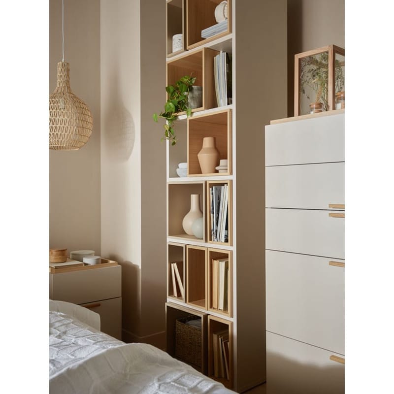 Lipasto, jossa laatikot 4 You Fresh - Tammi - Huonekalut - Pöytä & ruokailuryhmä - Meikki- & kampauspöydät