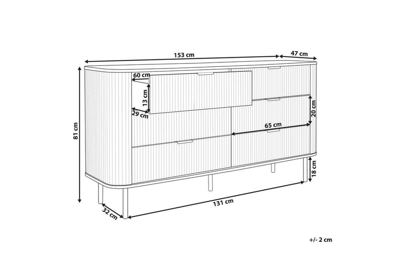 Lipasto Bradley - Säilytys - Säilytyskalusteet - Lipasto