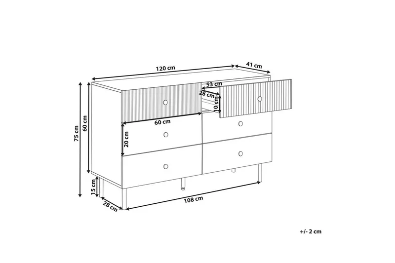Lipasto Coventry - Säilytys - Säilytyskalusteet - Lipasto