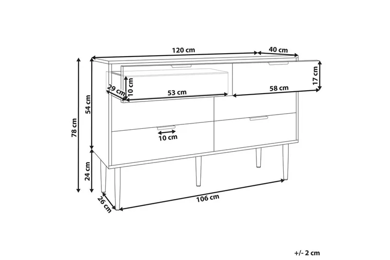 Lipasto Soho - Säilytys - Säilytyskalusteet - Lipasto