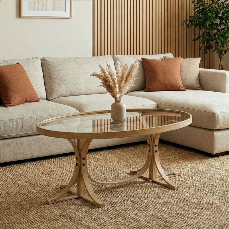 Lirena Sohvapöytä 112 cm - Tammi - Huonekalut - Pöytä & ruokailuryhmä - Sohvapöytä