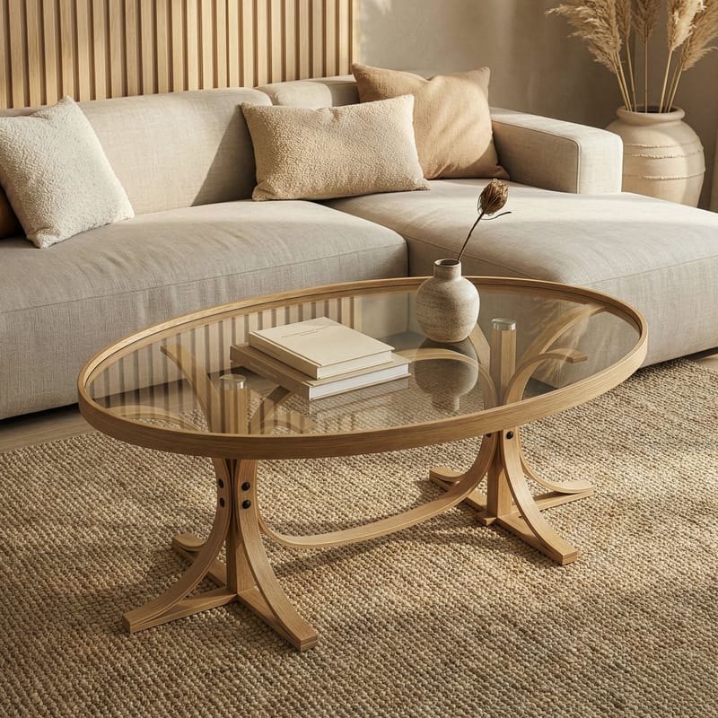 Lirena Sohvapöytä 112 cm - Tammi - Huonekalut - Pöytä & ruokailuryhmä - Sohvapöytä