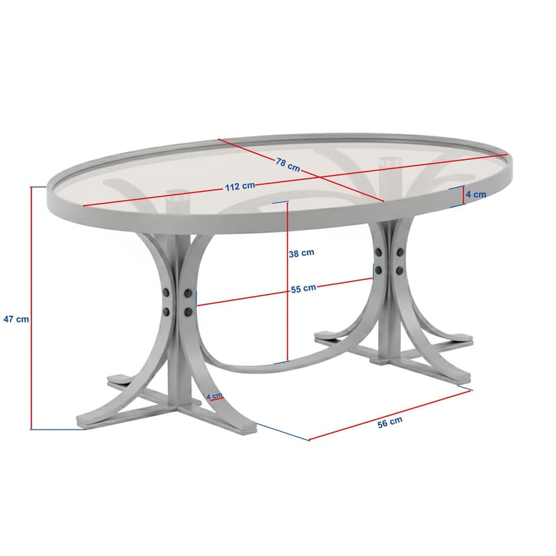 Lirena Sohvapöytä 112 cm - Tammi - Huonekalut - Pöytä & ruokailuryhmä - Sohvapöytä
