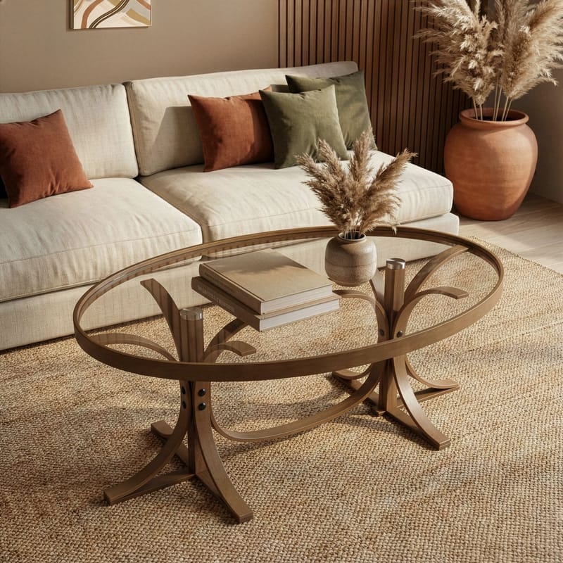 Lirena Sohvapöytä 112 cm - Pähkinä - Huonekalut - Pöytä & ruokailuryhmä - Sohvapöytä