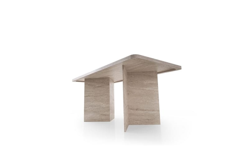 Loftia Ruokapöytä 180 cm Suorakulmainen - Travertiini - Huonekalut - Pöytä & ruokailuryhmä - Ruokapöydät & keittiön pöydät