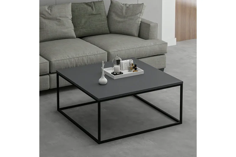 Loni Sohvapöytä 90 cm - Antrasiitti - Huonekalut - Pöytä & ruokailuryhmä - Sohvapöytä