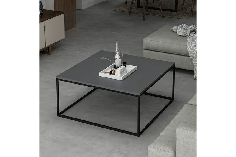 Loni Sohvapöytä 90 cm - Antrasiitti - Huonekalut - Pöytä & ruokailuryhmä - Sohvapöytä
