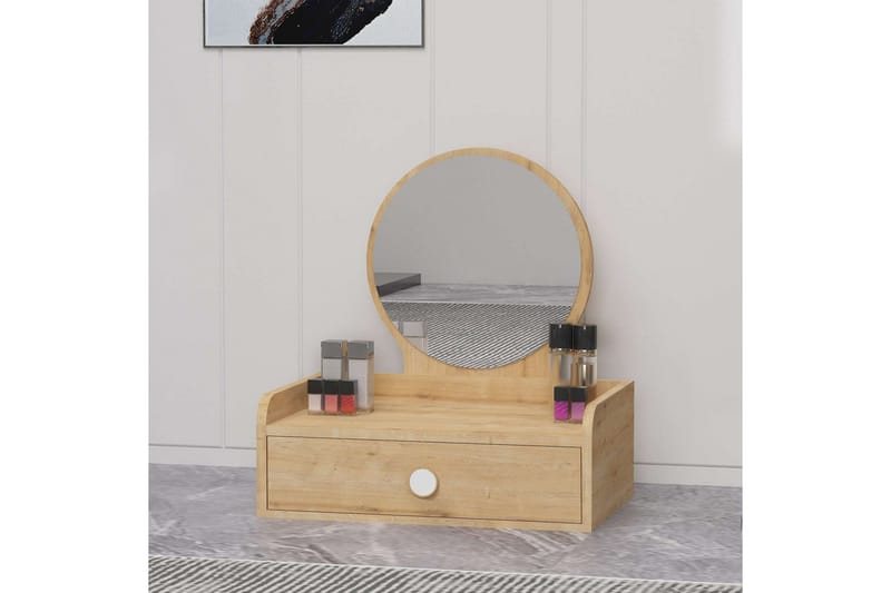 Loomba Kampauspöytä 60 cm - Tammi - Huonekalut - Pöytä & ruokailuryhmä - Meikki- & kampauspöydät