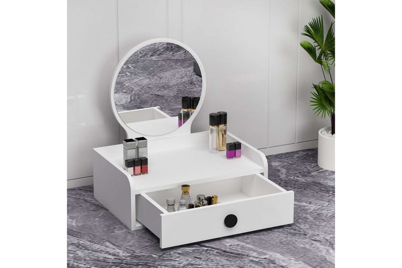 Loomba Kampauspöytä 60 cm - Valkoinen - Huonekalut - Pöytä & ruokailuryhmä - Meikki- & kampauspöydät