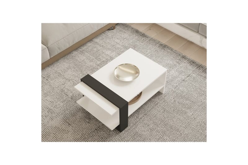 Lorva Sohvapöytä 80 cm - Antrasiitti/Valkoinen - Huonekalut - Pöytä & ruokailuryhmä - Sohvapöytä