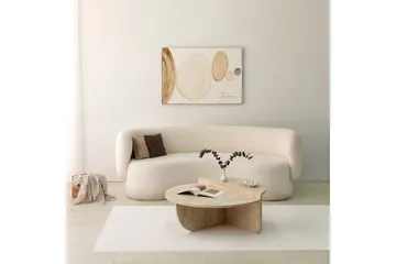 Louvrall Sohvapöytä 90 cm - Beige - Huonekalut - Pöytä & ruokailuryhmä - Apupöytä & sivupöytä - Sarjapöytä
