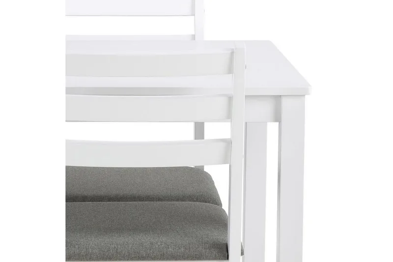 Lumino Ruokailuryhmä 110 Cm + 4 Ruokapöydän Tuolia - Valkoinen - Huonekalut - Pöytä & ruokailuryhmä - Ruokailuryhmä