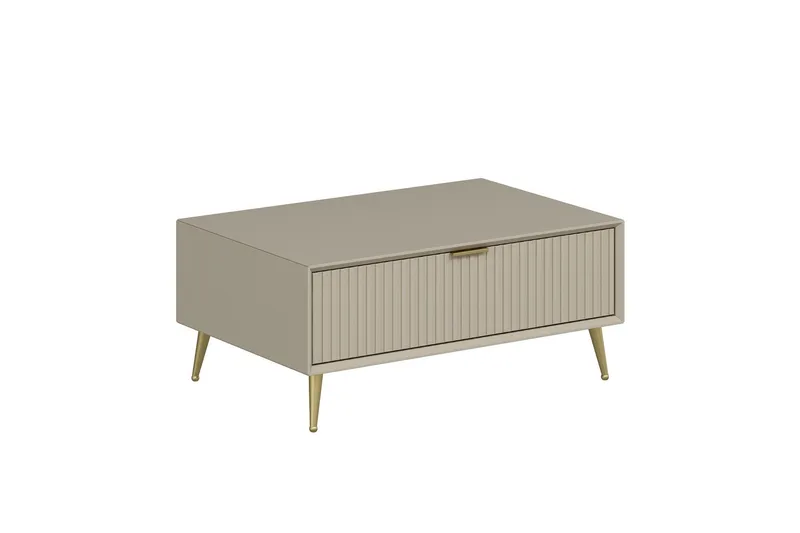 Luxe Sohvapöytä 90 cm - Hiekkakivi - Huonekalut - Pöytä & ruokailuryhmä - Sohvapöytä