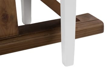 Lyon ruokailuryhmä 200x100 cm, sisältää 6 Bergviken-tuolia - Ruskea - Huonekalut - Pöytä & ruokailuryhmä - Ruokailuryhmä