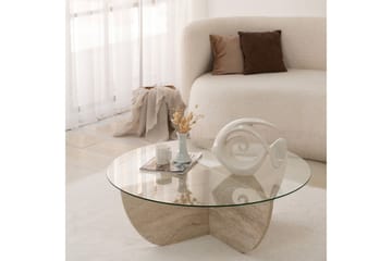 Makhan Sohvapöytä 90 cm - Beige - Huonekalut - Pöytä & ruokailuryhmä - Sohvapöytä