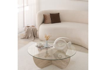 Makhan Sohvapöytä 90 cm - Beige - Huonekalut - Pöytä & ruokailuryhmä - Sohvapöytä