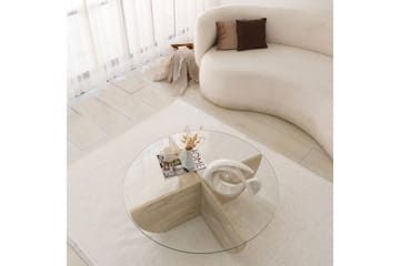 Makhan Sohvapöytä 90 cm - Beige - Huonekalut - Pöytä & ruokailuryhmä - Sohvapöytä