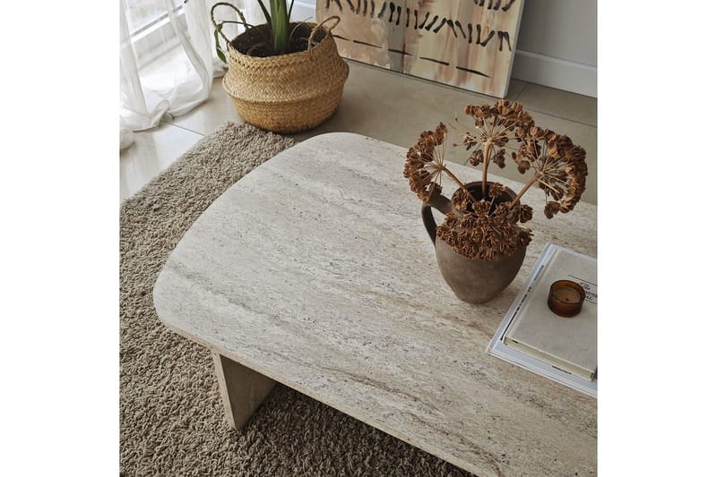 Malo Sohvapöytä 105 cm - Beige - Huonekalut - Pöytä & ruokailuryhmä - Sohvapöytä