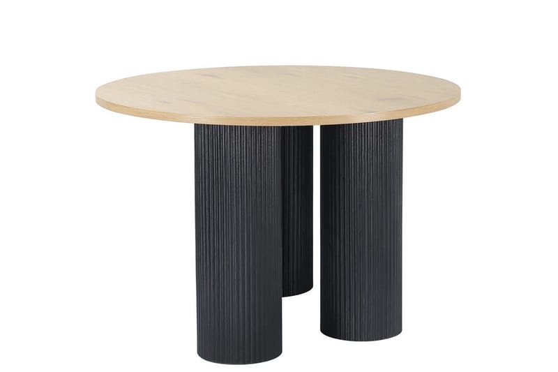 Mandan Pöytä Pyöreä 110 cm, Ruskea