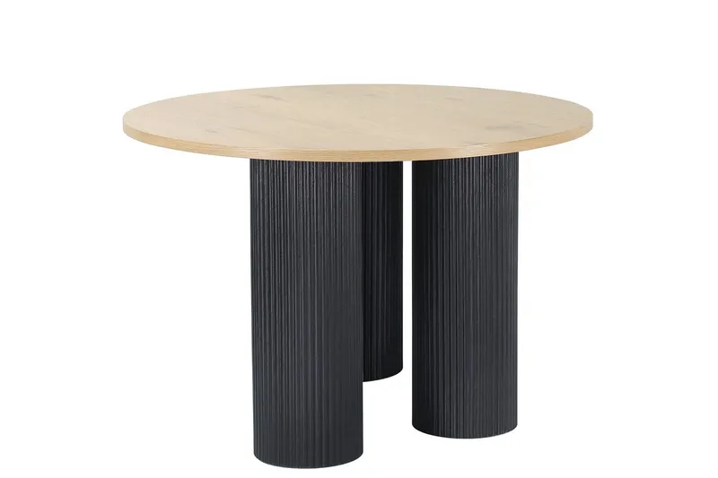 Mandan Pöytä Pyöreä 110 cm, Ruskea