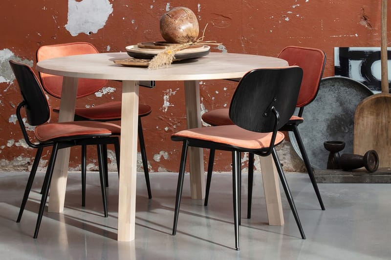 Ruokapöytä Kaiti Jatkettava 120 cm Pyöreä - Tammi - Huonekalut - Pöytä & ruokailuryhmä - Marmoripöydät