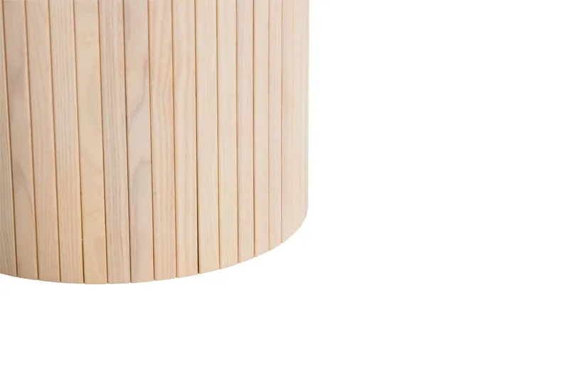 Sohvapöytä Kerrle 65 cm Pyöreä - Valkoinen/Beige - Huonekalut - Pöytä & ruokailuryhmä - Marmoripöydät