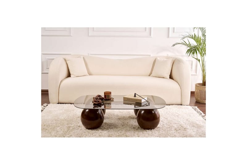 Maroulburg Sohvapöytä 118 cm - Harmaa/Ruskea - Huonekalut - Pöytä & ruokailuryhmä - Sohvapöytä