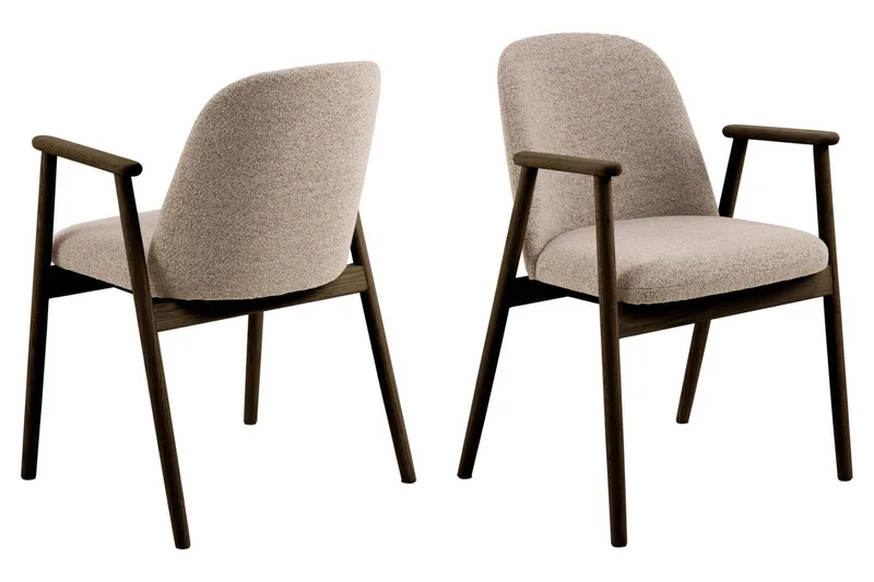 Matgrupp Bark Valnöt|Greige - Huonekalut - Pöytä & ruokailuryhmä - Ruokailuryhmä