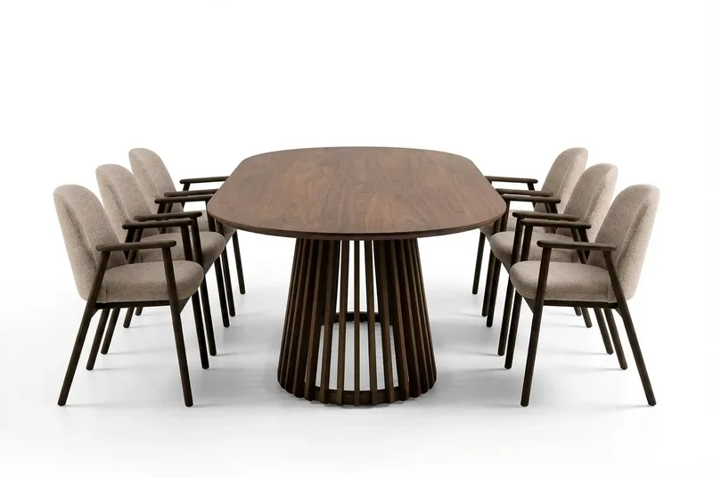 Matgrupp Bark Valnöt|Greige, undefined