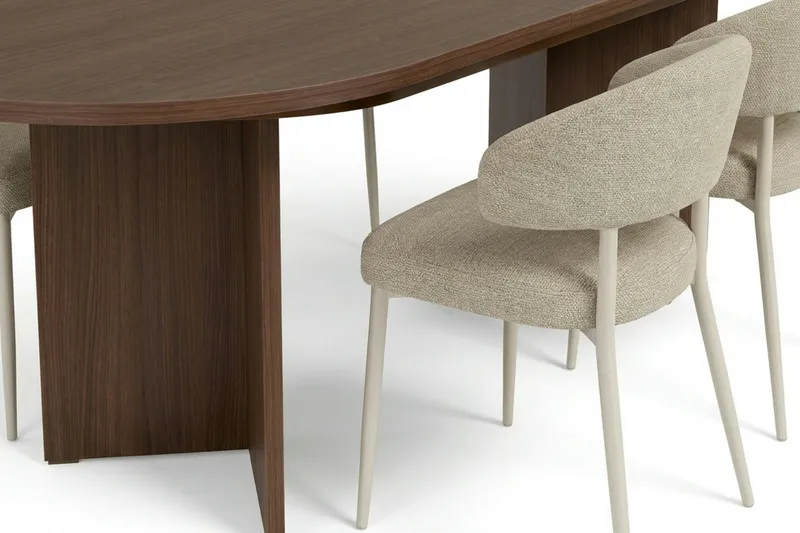 Matgrupp Nordure Beige - Huonekalut - Pöytä & ruokailuryhmä - Ruokailuryhmä