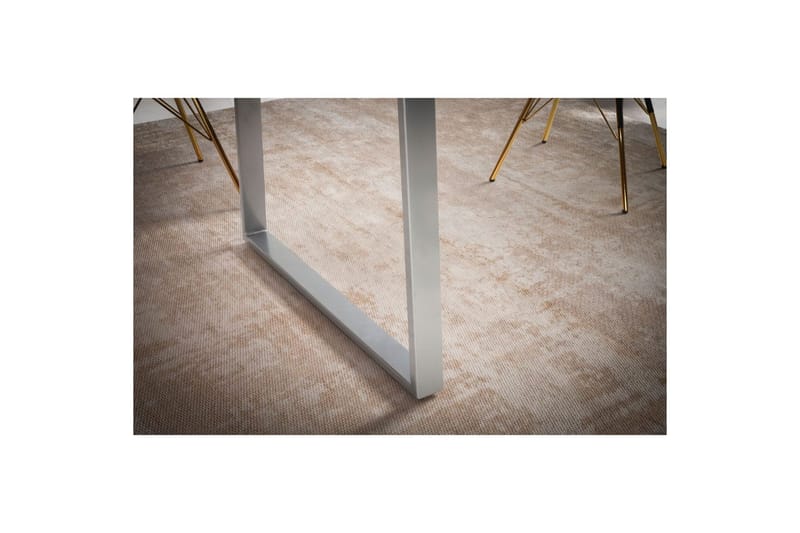 Matgrupper Wohnling Ljusbrun, Krom 160x80 cm - Huonekalut - Pöytä & ruokailuryhmä - Ruokapöydät & keittiön pöydät
