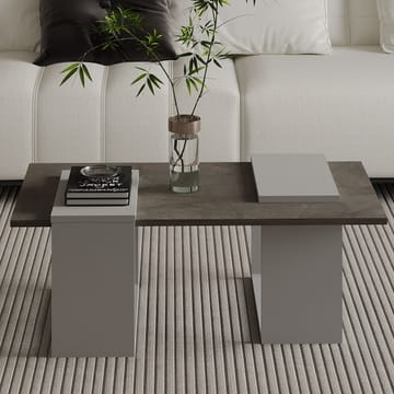 Matris sohvapöytä 90x37x46,6 cm - Gordion Marble ja Grey - Huonekalut - Pöytä & ruokailuryhmä - Sohvapöytä