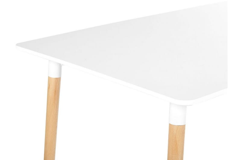 Medvina Ruokapöytä 80x120 cm - Valkoinen/Vaaleanruskea - Huonekalut - Pöytä & ruokailuryhmä - Ruokapöydät & keittiön pöydät