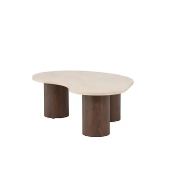 Megg Sohvapöytä 130 cm - Beige - Huonekalut - Pöytä & ruokailuryhmä - Sohvapöytä