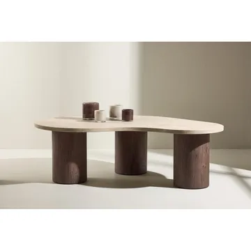 Megg Sohvapöytä 130 cm - Beige - Huonekalut - Pöytä & ruokailuryhmä - Sohvapöytä