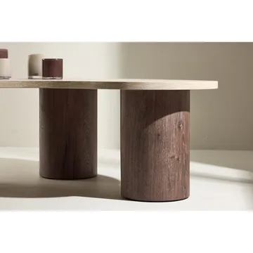 Megg Sohvapöytä 130 cm - Beige - Huonekalut - Pöytä & ruokailuryhmä - Sohvapöytä
