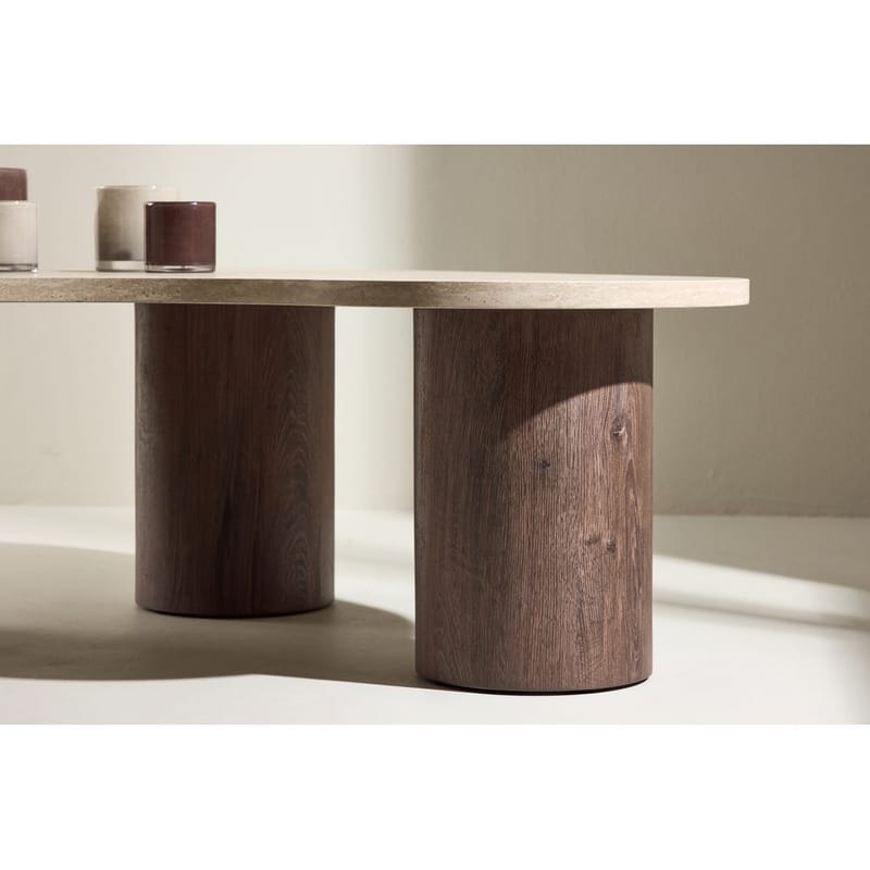 Megg Sohvapöytä 130 cm - Beige - Huonekalut - Pöytä & ruokailuryhmä - Sohvapöytä