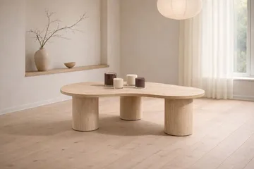 Megg sohvapöytä 130 cm - Luonnonvärinen - Huonekalut - Pöytä & ruokailuryhmä - Sohvapöytä