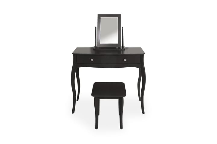 Kampauspöytä Sereno 100 cm - Musta - Meikki- & kampauspöydät - Meikkipöytä peilillä