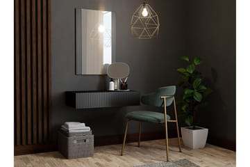Meikkauspöytä Juniskär 80x42 cm - Musta - Huonekalut - Pöytä & ruokailuryhmä - Meikki- & kampauspöydät