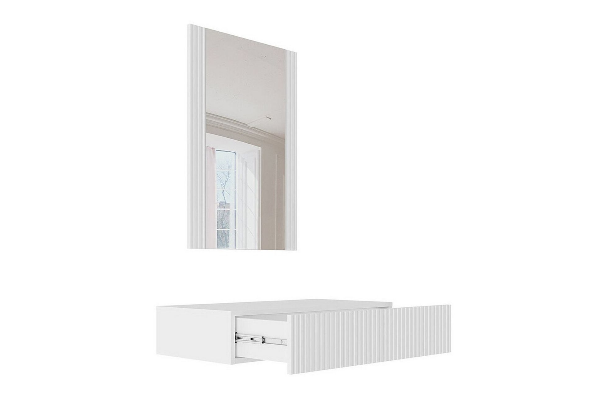 Meikkauspöytä Juniskär 80x42 cm - Musta - Huonekalut - Pöytä & ruokailuryhmä - Meikki- & kampauspöydät